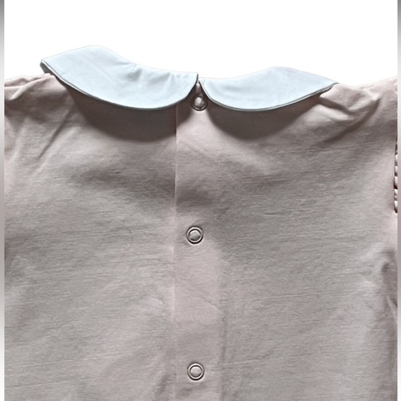 Girls 6-9M Pink Sleeve-Less Onesie - Picture 4 of 4